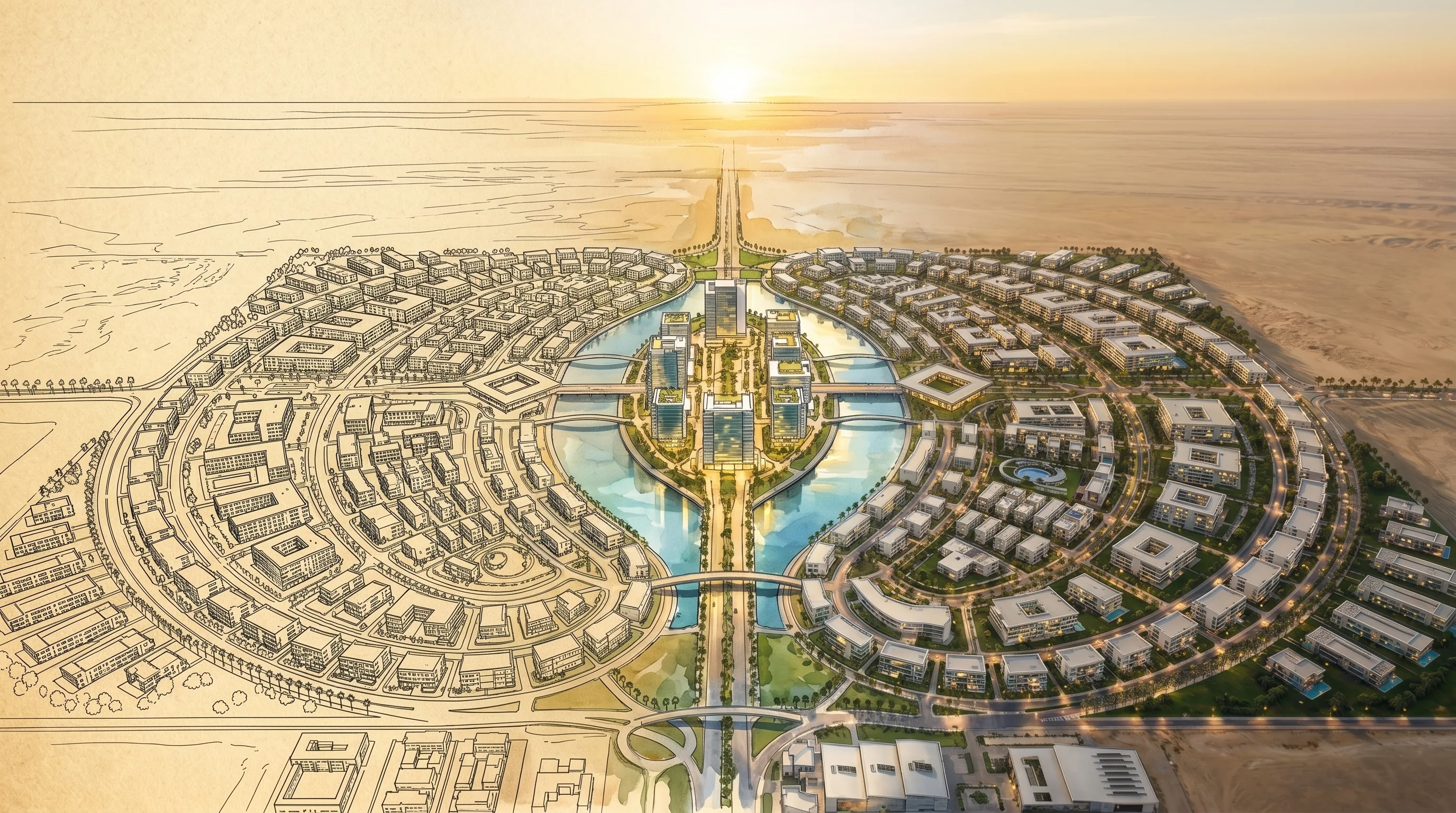Al-Wahat Garden City masterplan